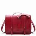 Corina — Sac Retro Twist în Bleu-Rose