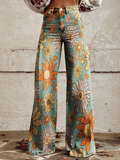 Talida – Pantaloni Wide-Leg Boho-Chic