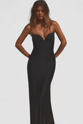 Gianina – Rochie maxi din satin cu fluiditate elegantă