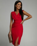 Anastasia – Rochie cu drapaj și siluetă pusă în valoare