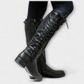 Karla - Botine elegante cu șireturi