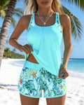 Bianca – Tankini elegant cu imprimeu ocean
