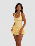 Ioana – Rochie mini cu volane