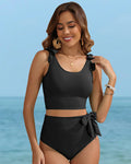 Lara – Costum de baie cu fundiță pentru femei