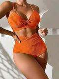 Paula – Set bikini cu talie înaltă