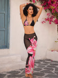 Bogdana – Bikini triunghi cu imprimeu lotus