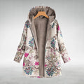 Fleural – Jachetă Polară Elegantă cu Model Floral