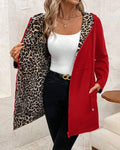 Amalia – Jachetă Reversibilă cu Imprimeu Leopard