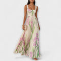 Andra – Rochie maxi cu imprimeu floral romantic