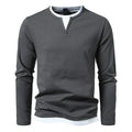 Alwin | Tricou cu mânecă lungă premium din bumbac pieptănat