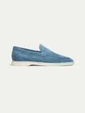 Loafer Clasic din Suede Albastru Ocean