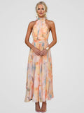 Roberta – Rochie midi cu imprimeu floral delicat